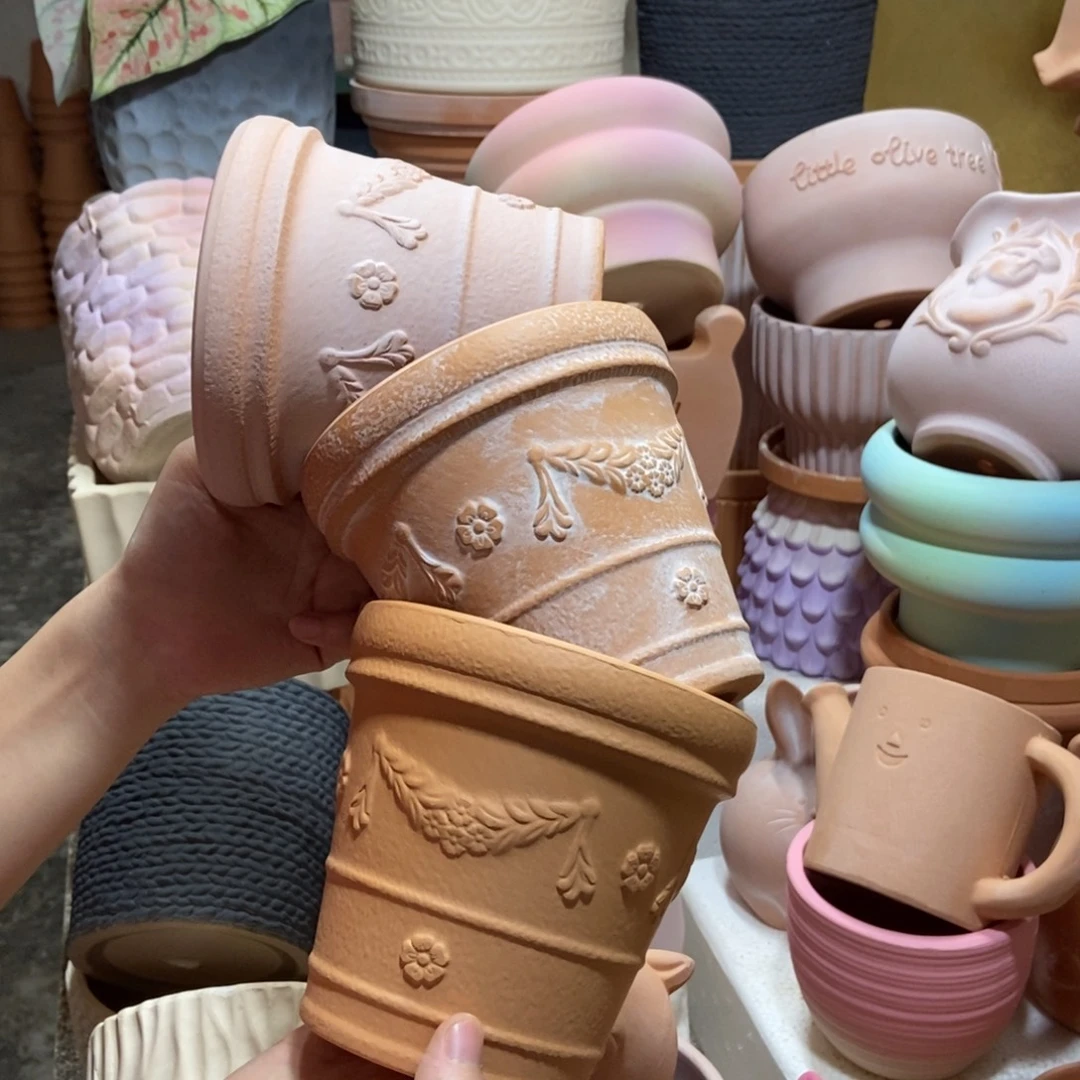 13×12麦穗花 3色混搭 到手3个盆