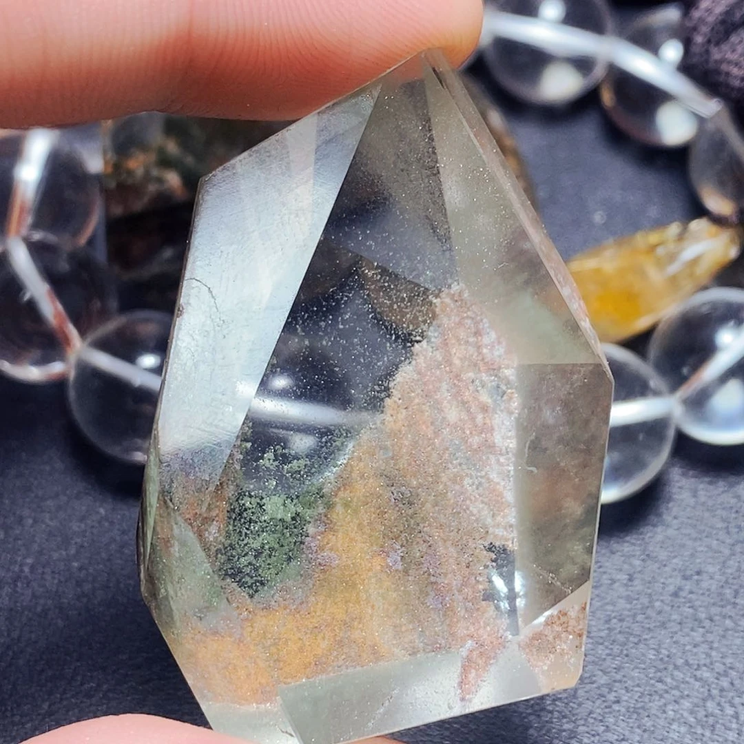水晶颈饰未镶嵌阿***戳