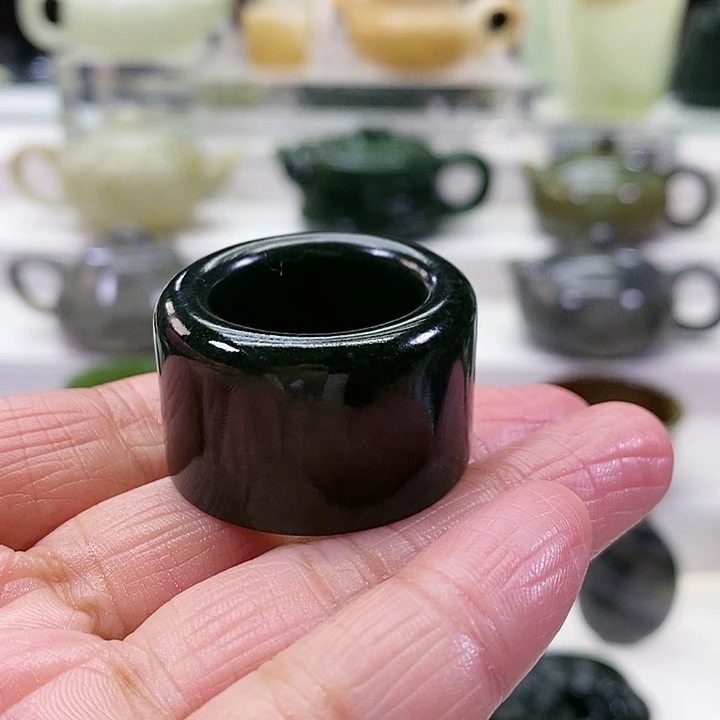 未镶嵌和田玉挂件扳指圈号22.2