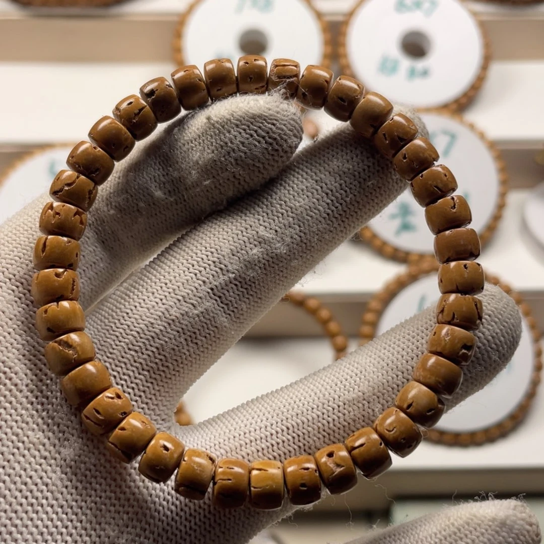 吊坠桃核全品毕业级单圈6*8直切万目高抛0.1以内误差