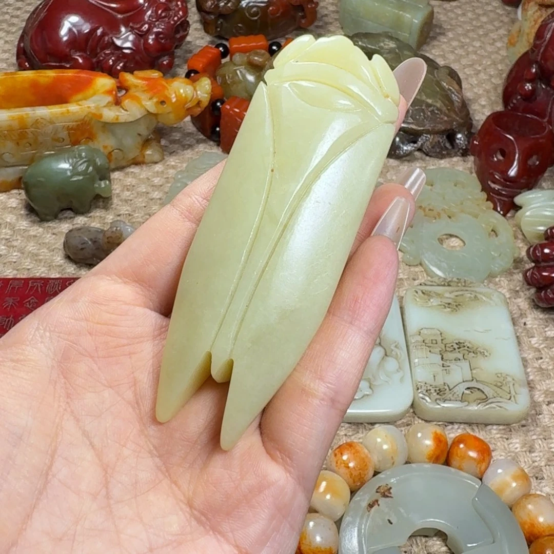 白玉菩提吊坠挂件