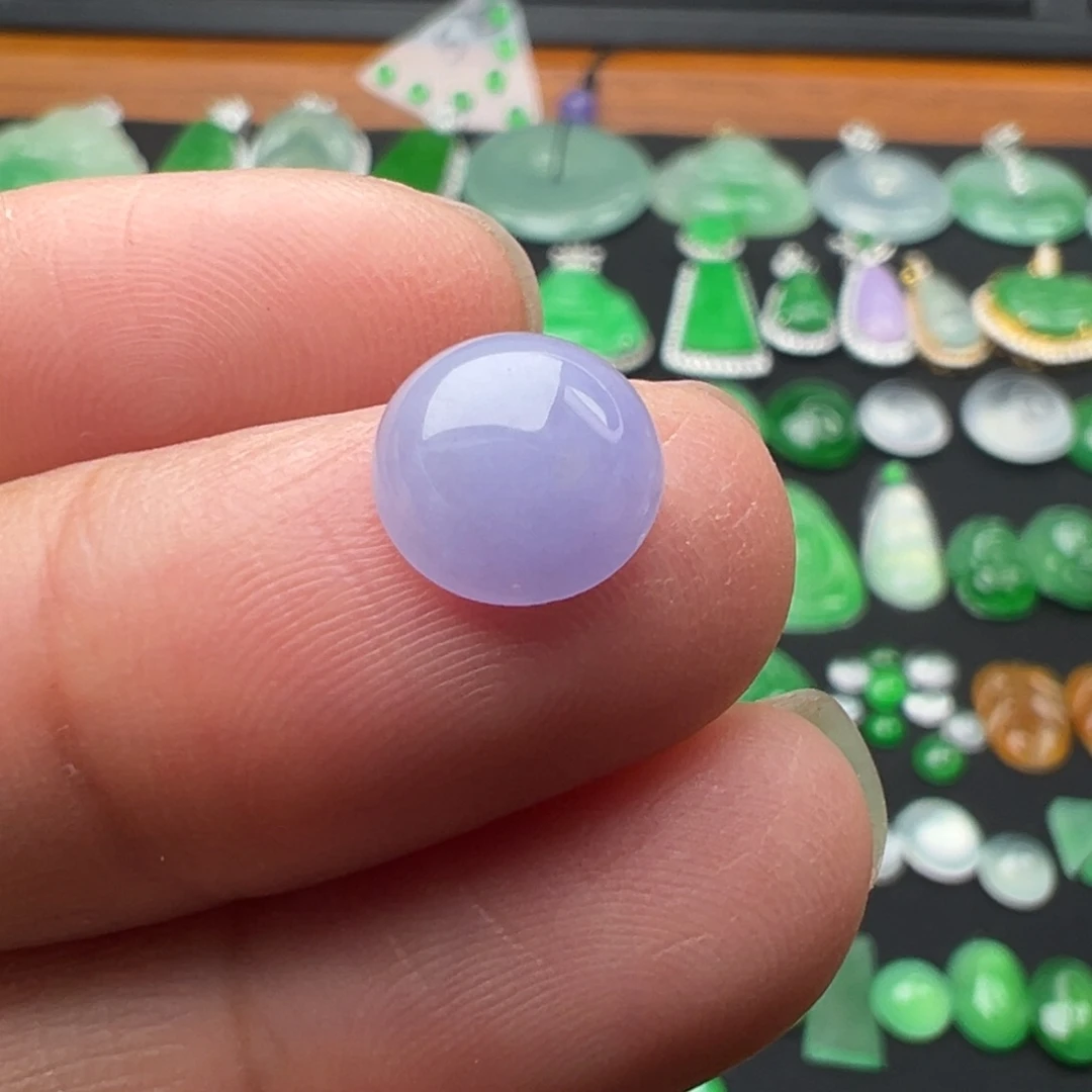 翡翠颈饰未镶嵌蛋8.6