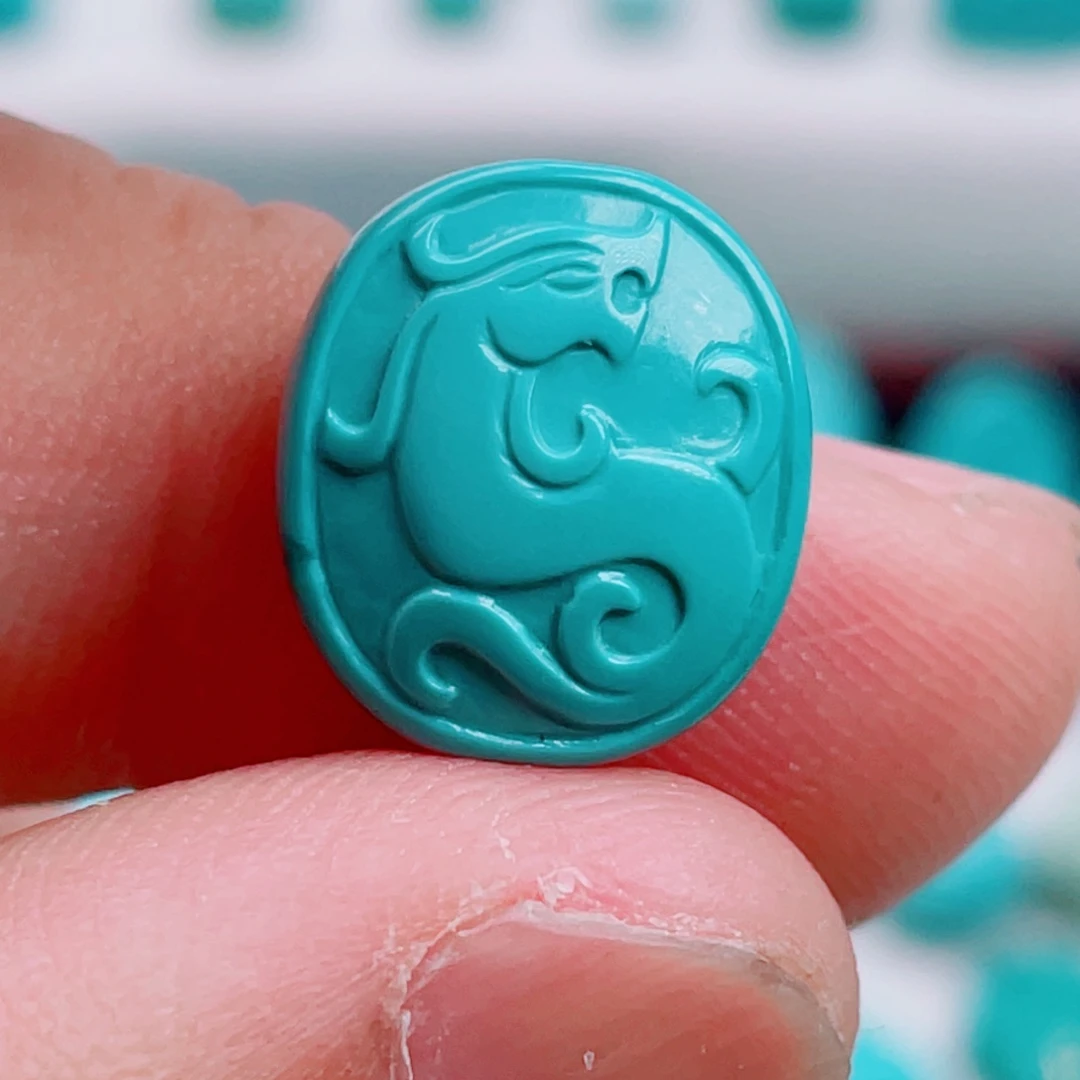 绿松石未镶嵌吊坠(不含链)