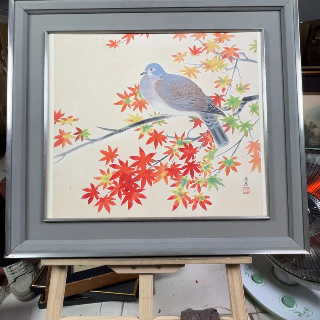 埃***克中古框画有磕碰不退不换