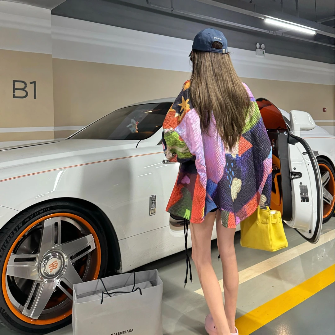 【艺艺推荐】秋季新款 花卉设计款 定制面料 潮流小众 衬衫W1111