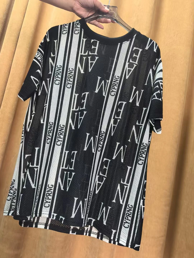 设计感镂空撞色蕾丝钩花短袖T恤女夏季新款洋气打底衫