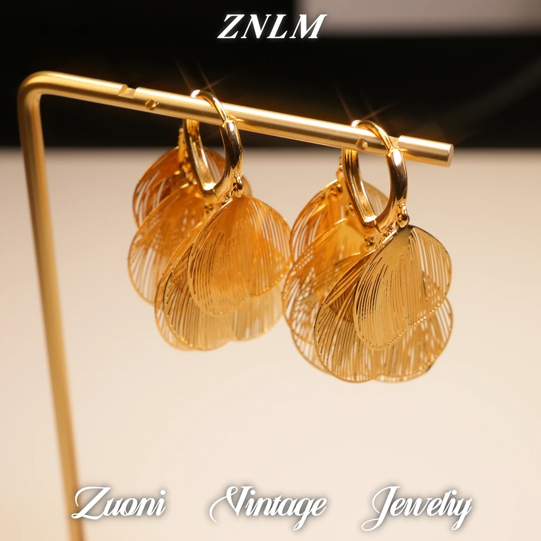 黄铜耳饰 E099柏★【金叶时代】秋ZNLM  兰蒂克斯耳饰