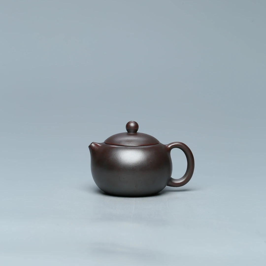 达观HX60 朱山红 西施 石红 170cc紫砂壶 青墨