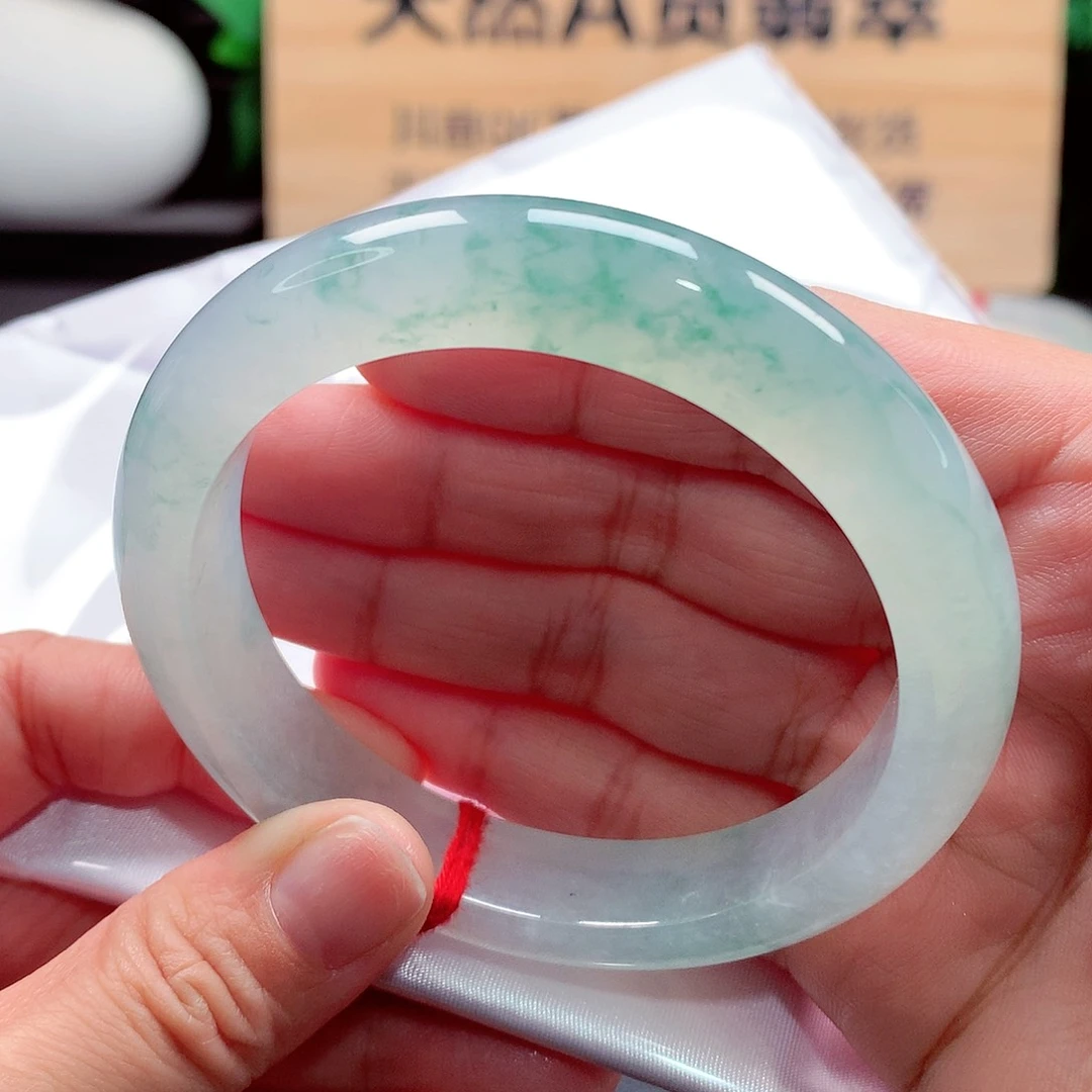 未镶嵌手镯翡翠78号，缅甸天然A货翡翠手镯