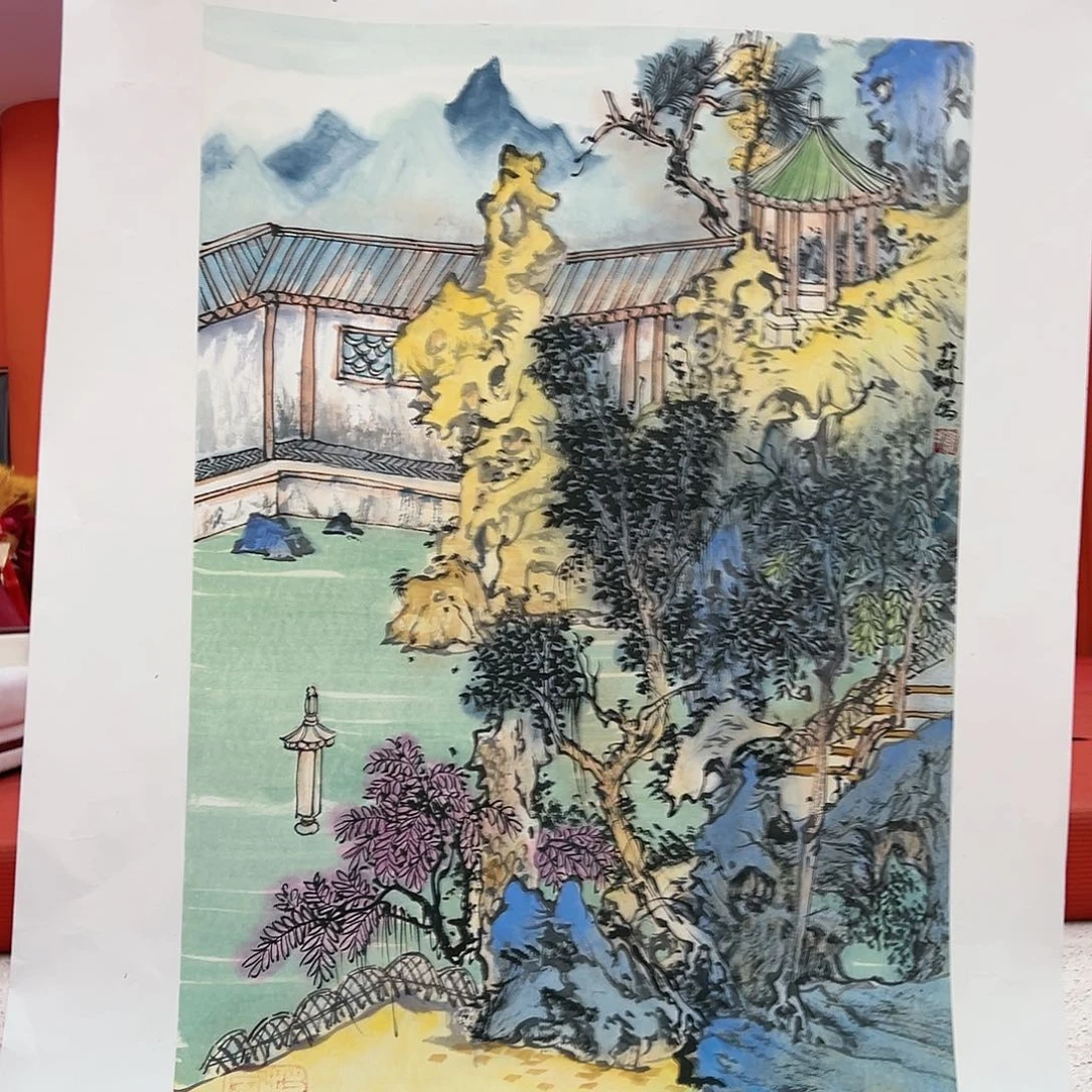 国画苏珊展览原作