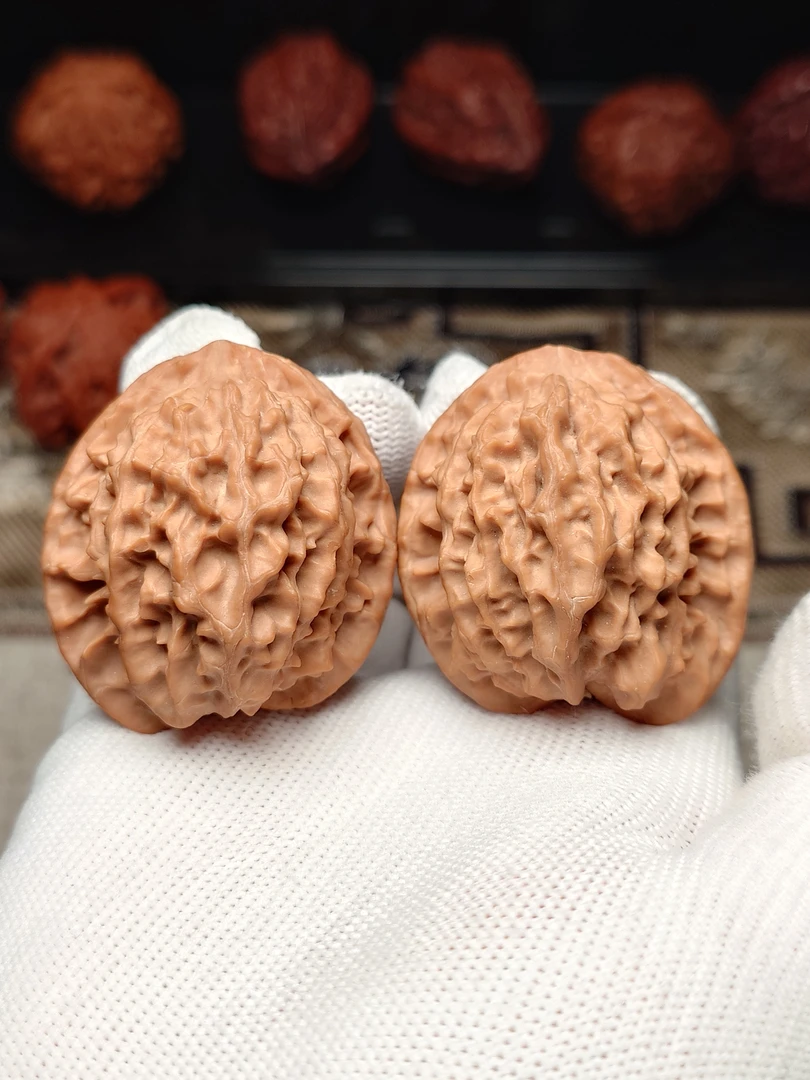 【精对】京八对-边39.6-文玩核桃把件