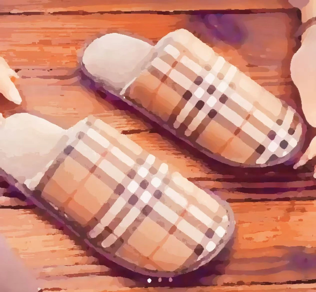 楠楠轻奢-居家加绒休闲拖鞋-1027