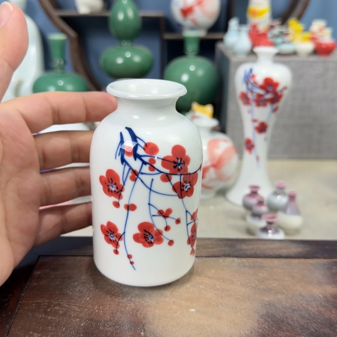 陶瓷手工小花器摆件