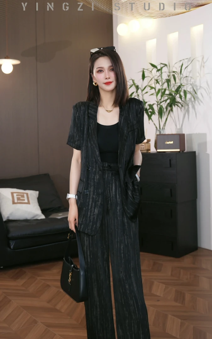 【YINGZI】设计感女神气质新款套装休闲显瘦时尚百搭套装