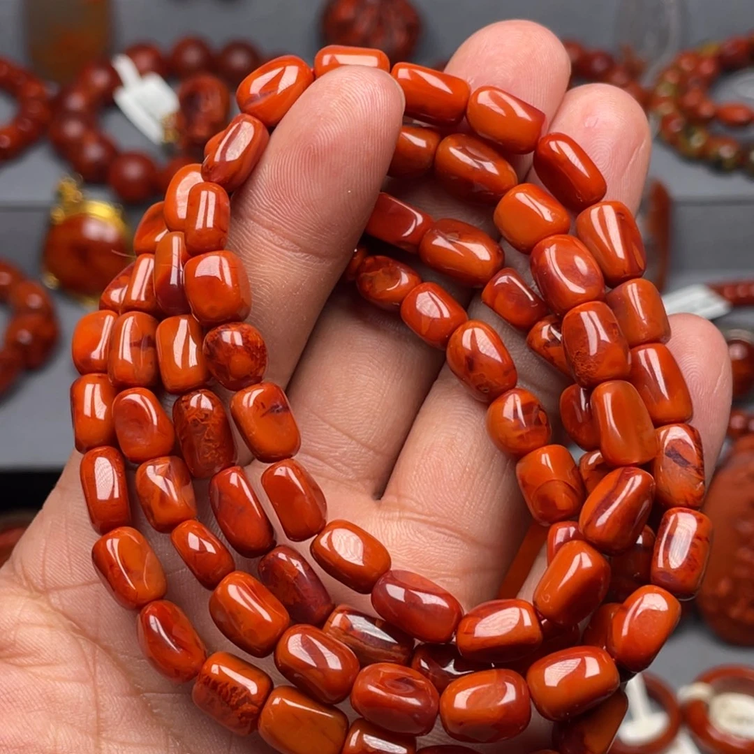 南红玛瑙未镶嵌珠宝奇石多圈