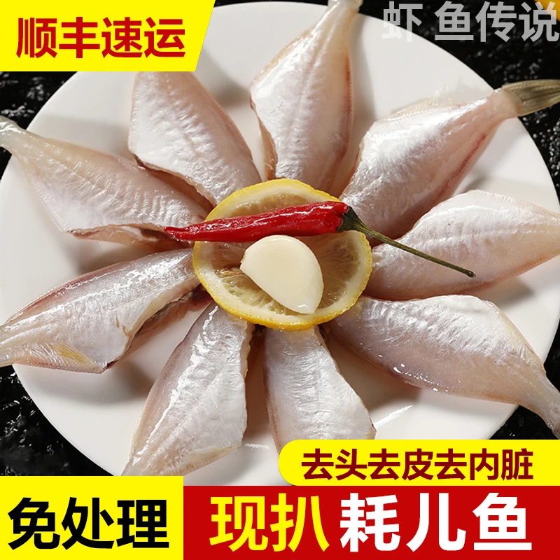 新鲜耗儿鱼冷冻中号小号马面鱼剥皮鱼10斤商用海鲜火锅扒皮鱼