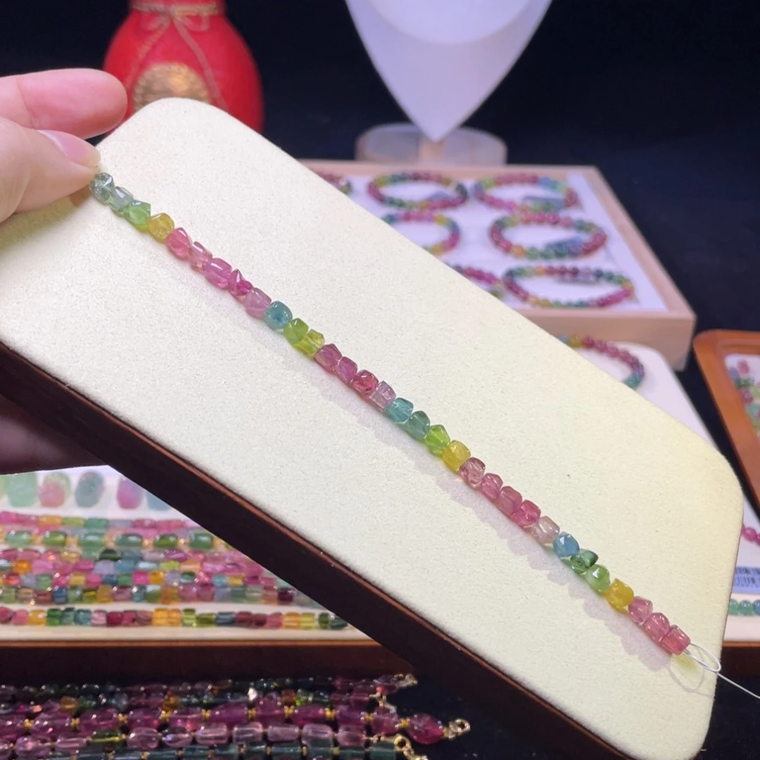 手链未镶嵌碧玺A1碧玺手串