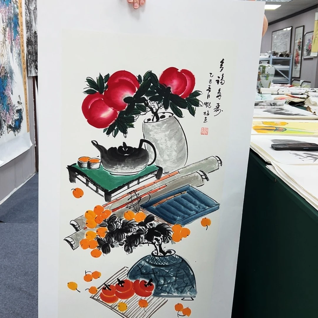 国画宣纸国画纯手绘作品