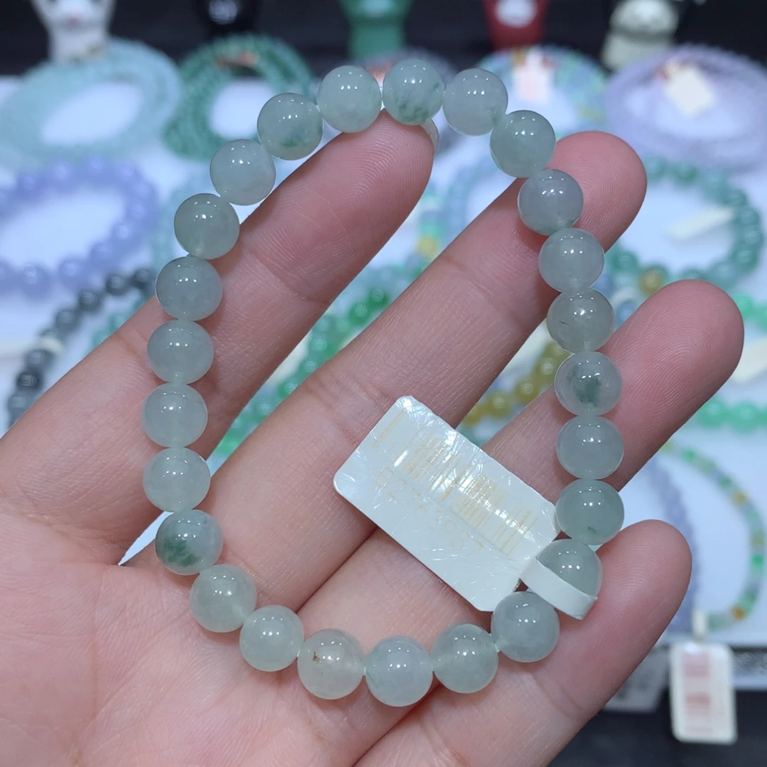 翡翠未镶嵌手串天然