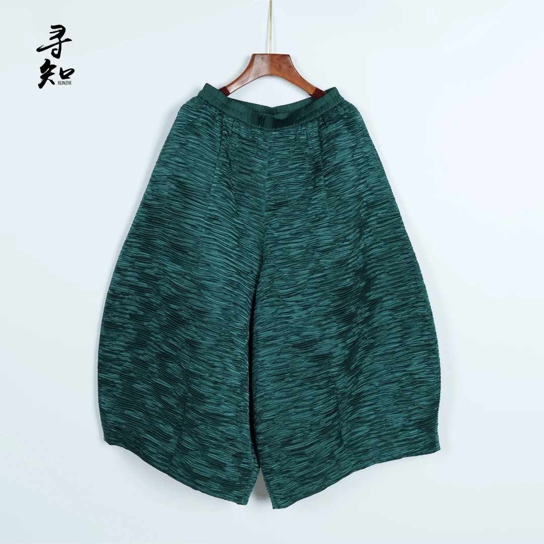 寻知·朱总原创设计XZK170J垂烟织墨裤子