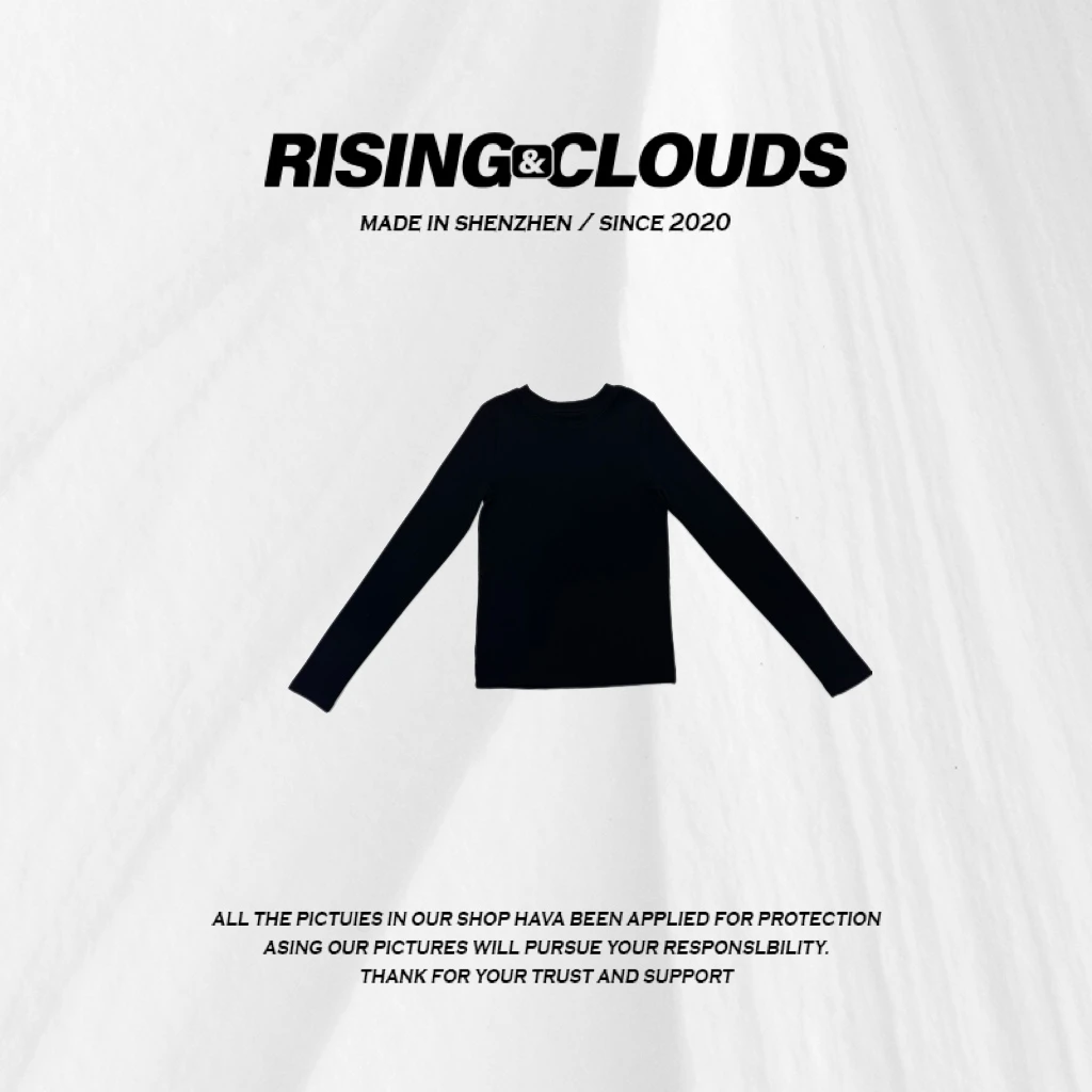RISING&CLOUDS小云姐【随心】深圳舒适百搭打底上衣010071