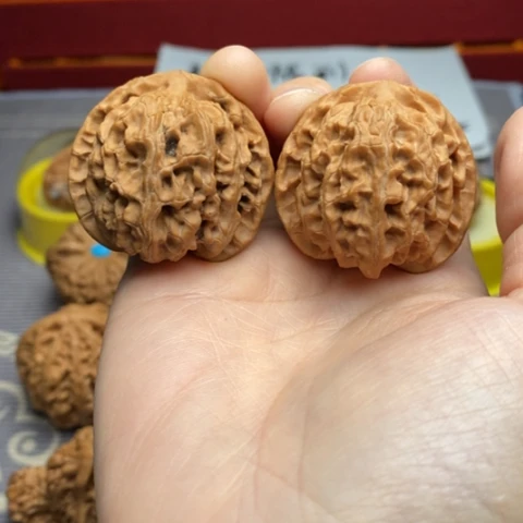 把件文玩核桃39原装苹果园