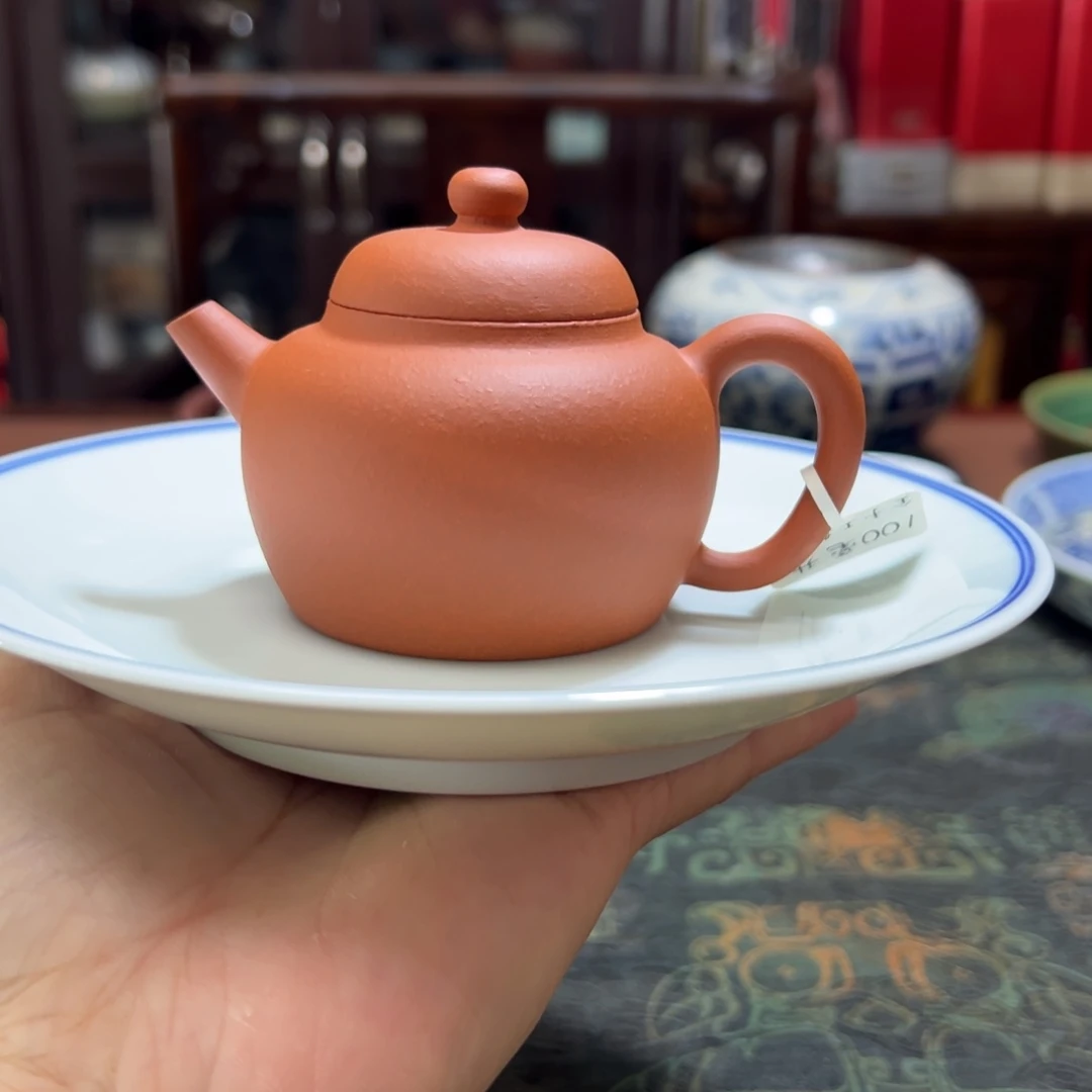 全手工100毫升：古柮壶 惠铨 鸡蛋黄细砂