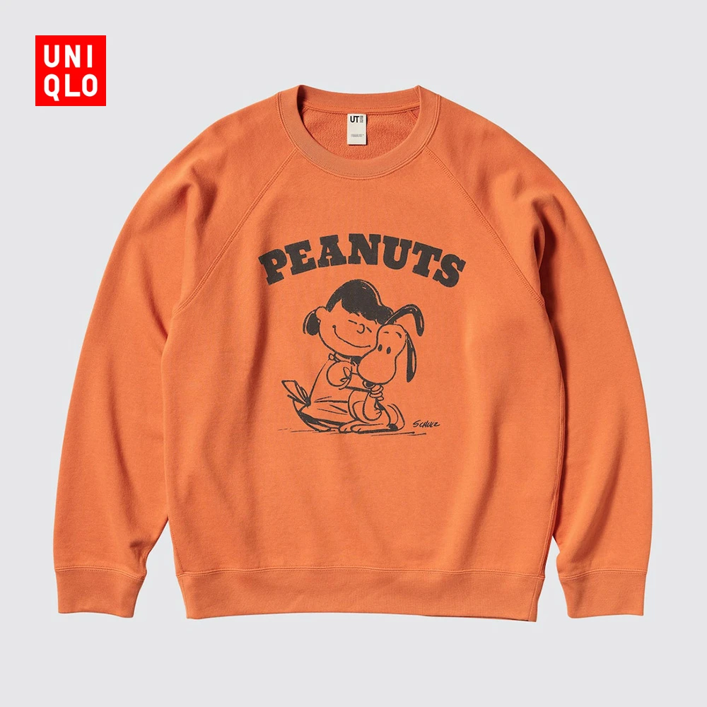 优衣库男女装情侣UT PEANUTS印花长袖卫衣运动衫史努比475081