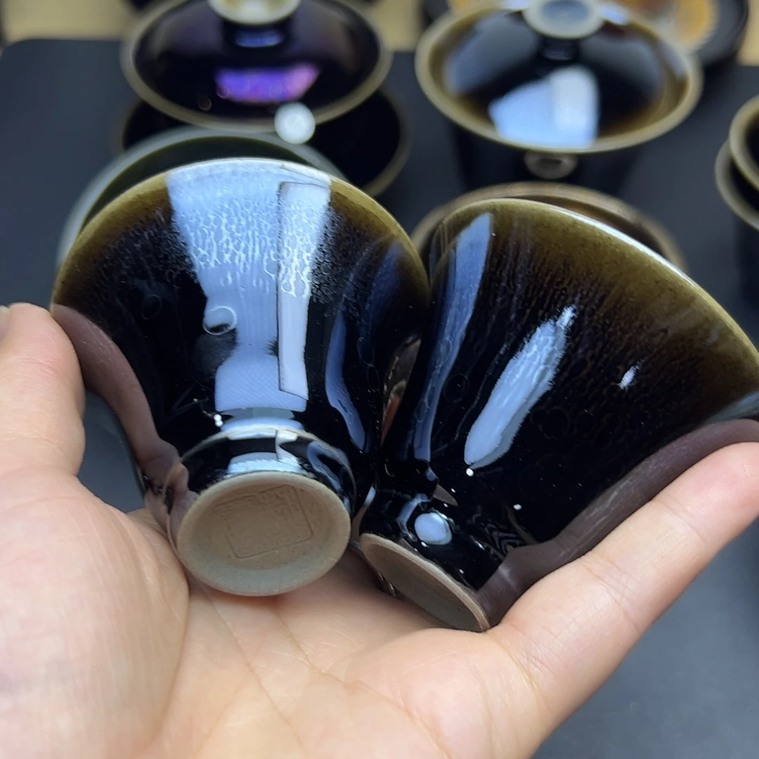 茶盏建窑建盏主人杯