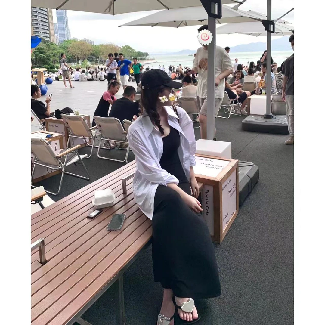 徐秋阳   约会裙   百搭休闲气质软糯舒适简约时尚连衣裙10787