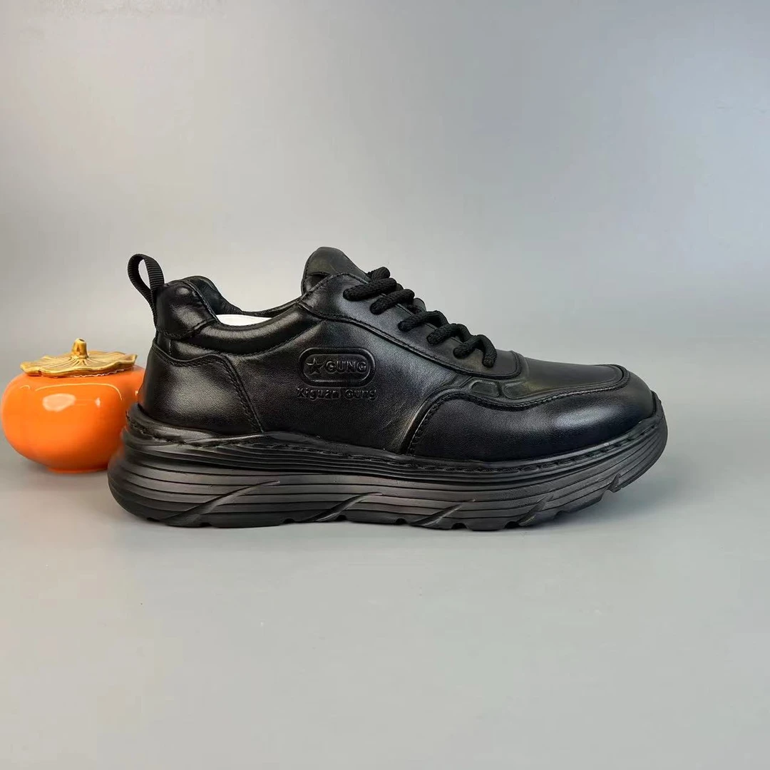 22028男士头层牛皮都市休闲板鞋时尚百搭