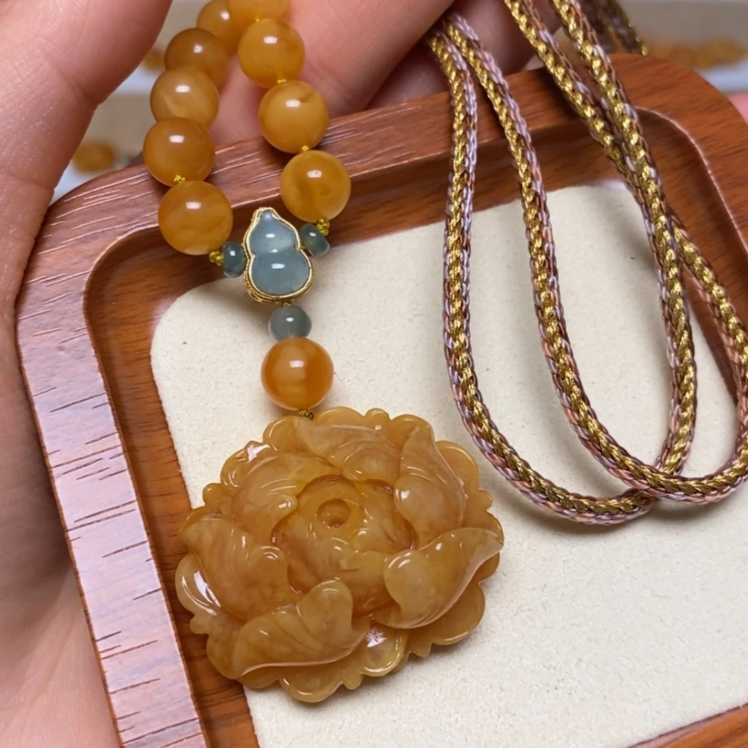 【闪购商品】未镶嵌颈饰蜜蜡项链