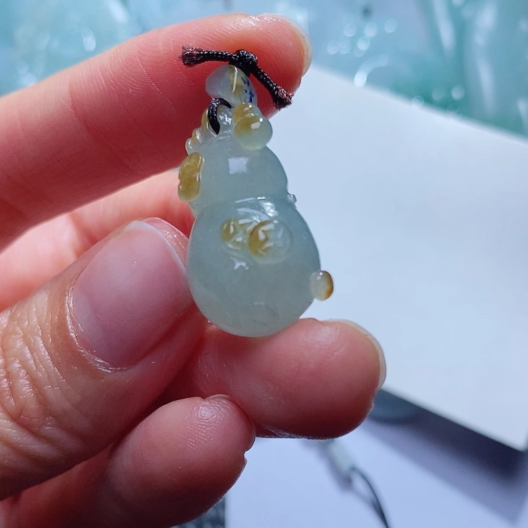 定制翡翠未镶嵌毛货付款后确认抛光