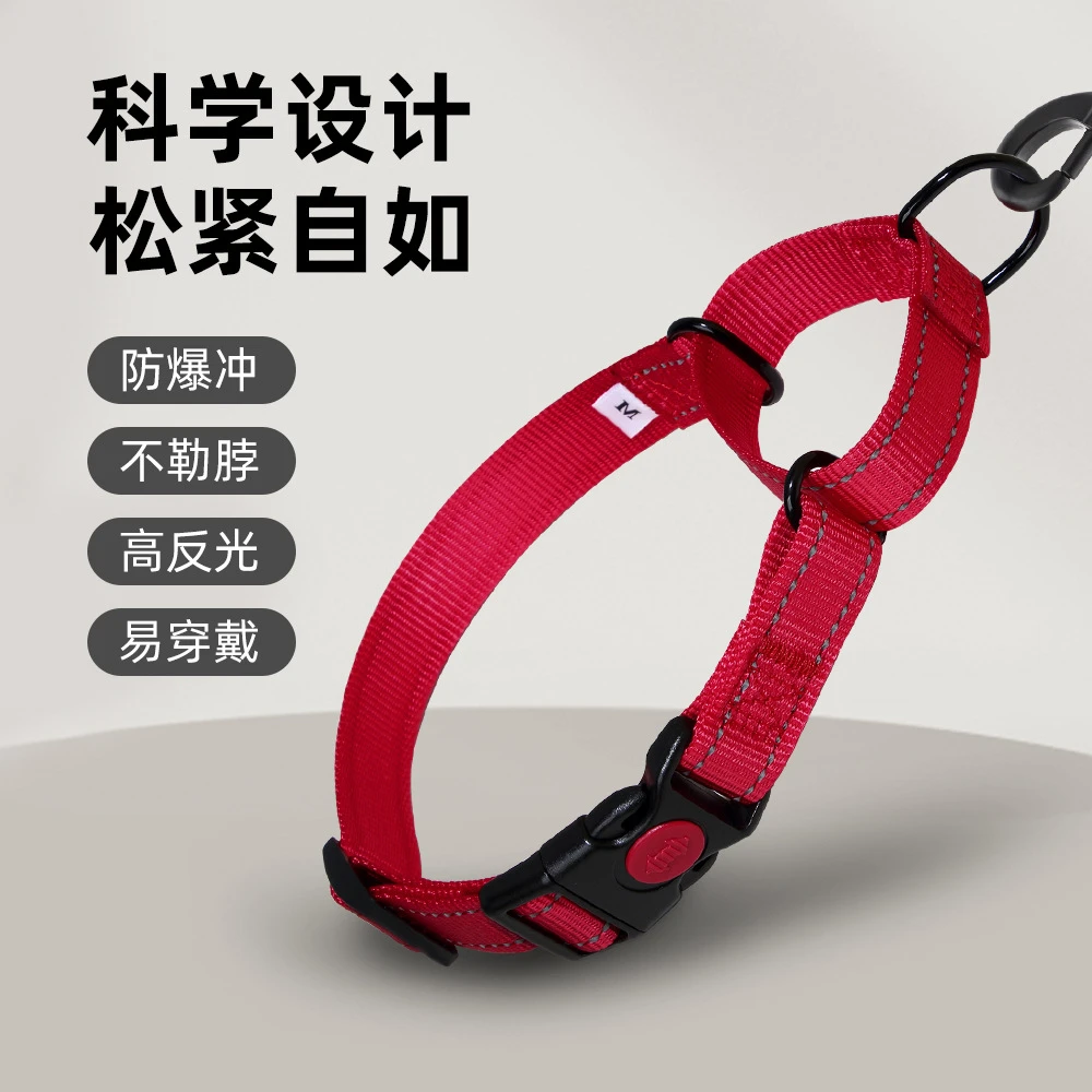 直供狗项圈泰迪大中小型犬柯基金毛法斗颈圈反光尼龙宠物脖圈