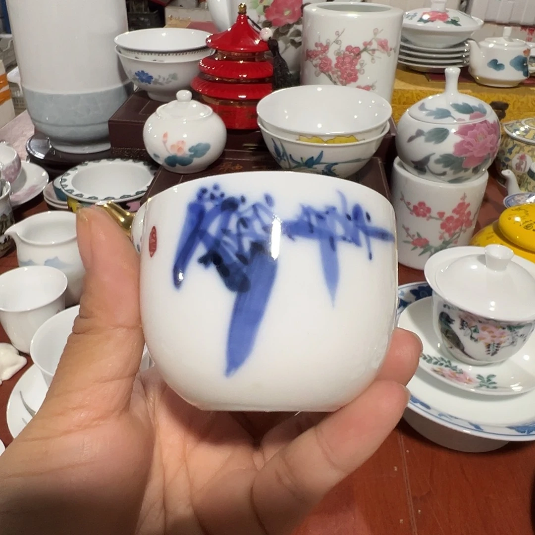 醴陵瓷直播供货基地老师作品60毫升