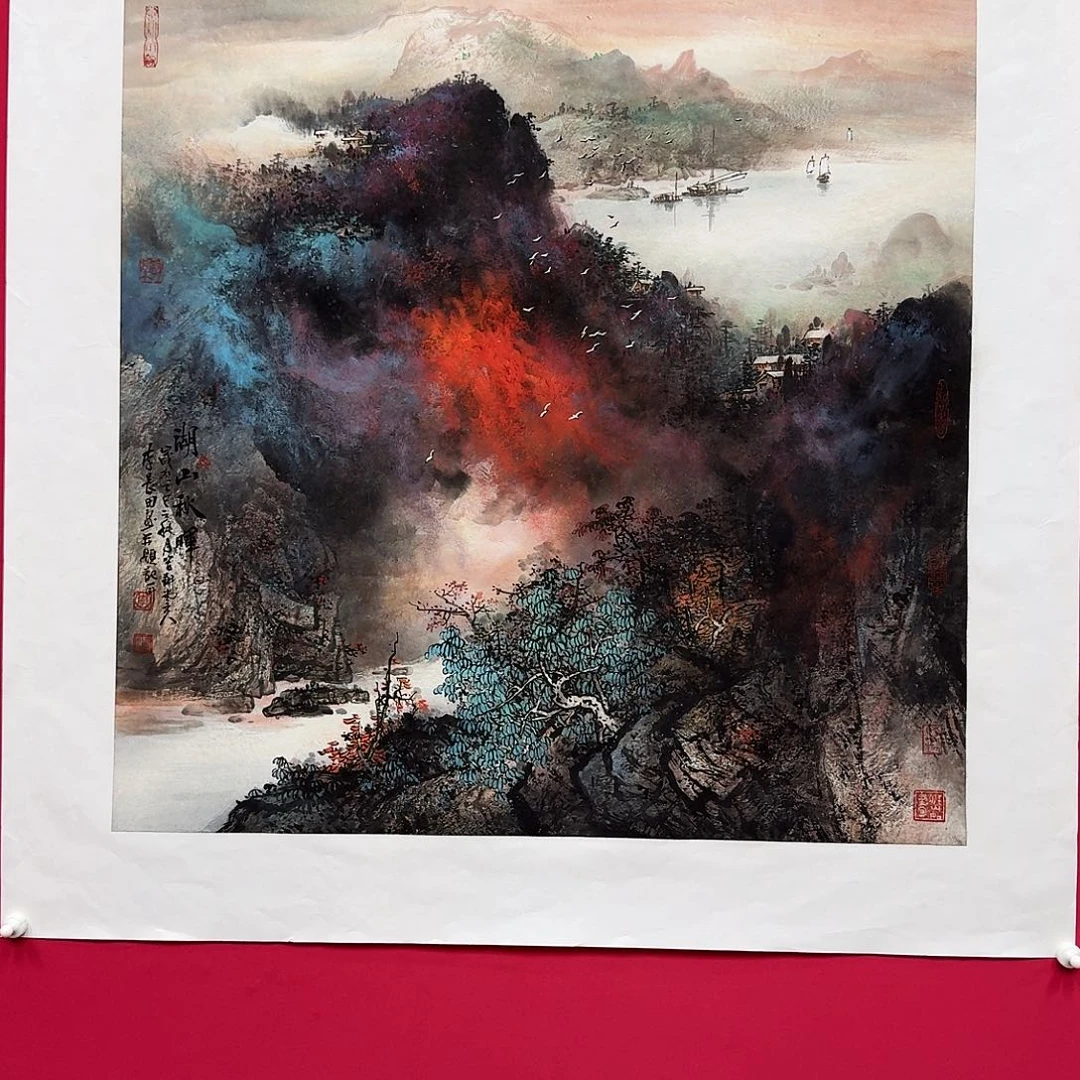 比***厨国画李长田4平尺精品