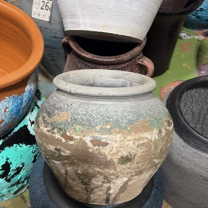 粗陶盆默认打孔高15口13