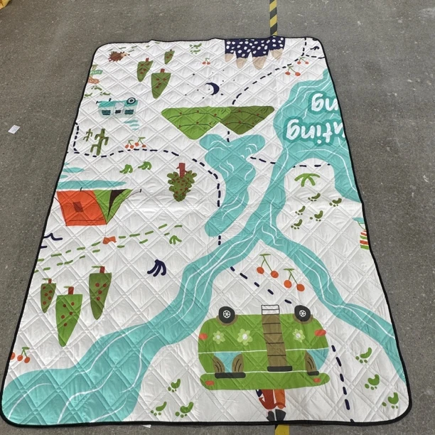 《辉岳》约150x200森林地图野餐垫 发一个