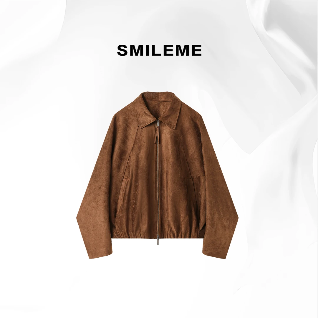 3-SMILEME【山间晨露】复古慵懒随性时髦精外套R5357001