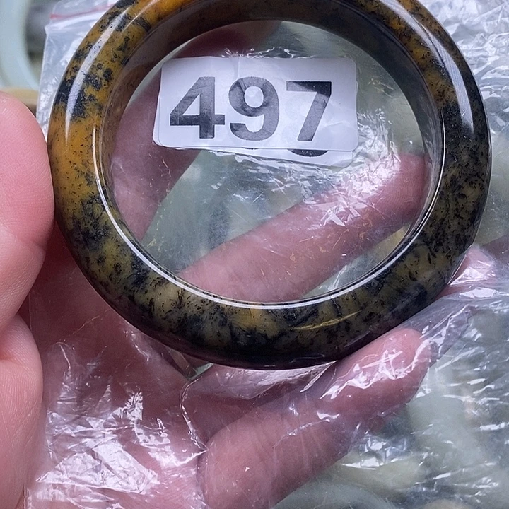 奶***宝蛇纹石玉未镶嵌手镯