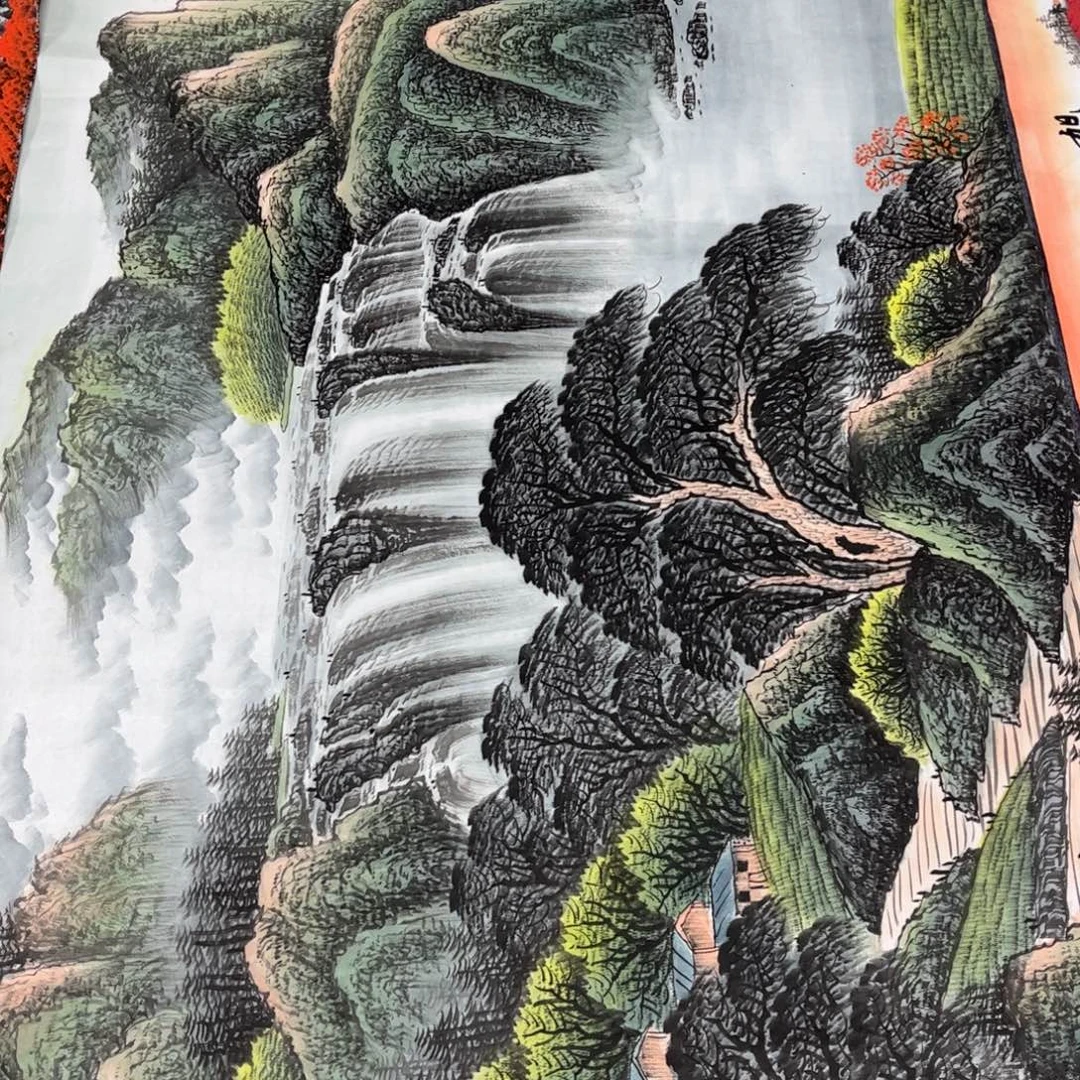 国画国画作品老师手绘