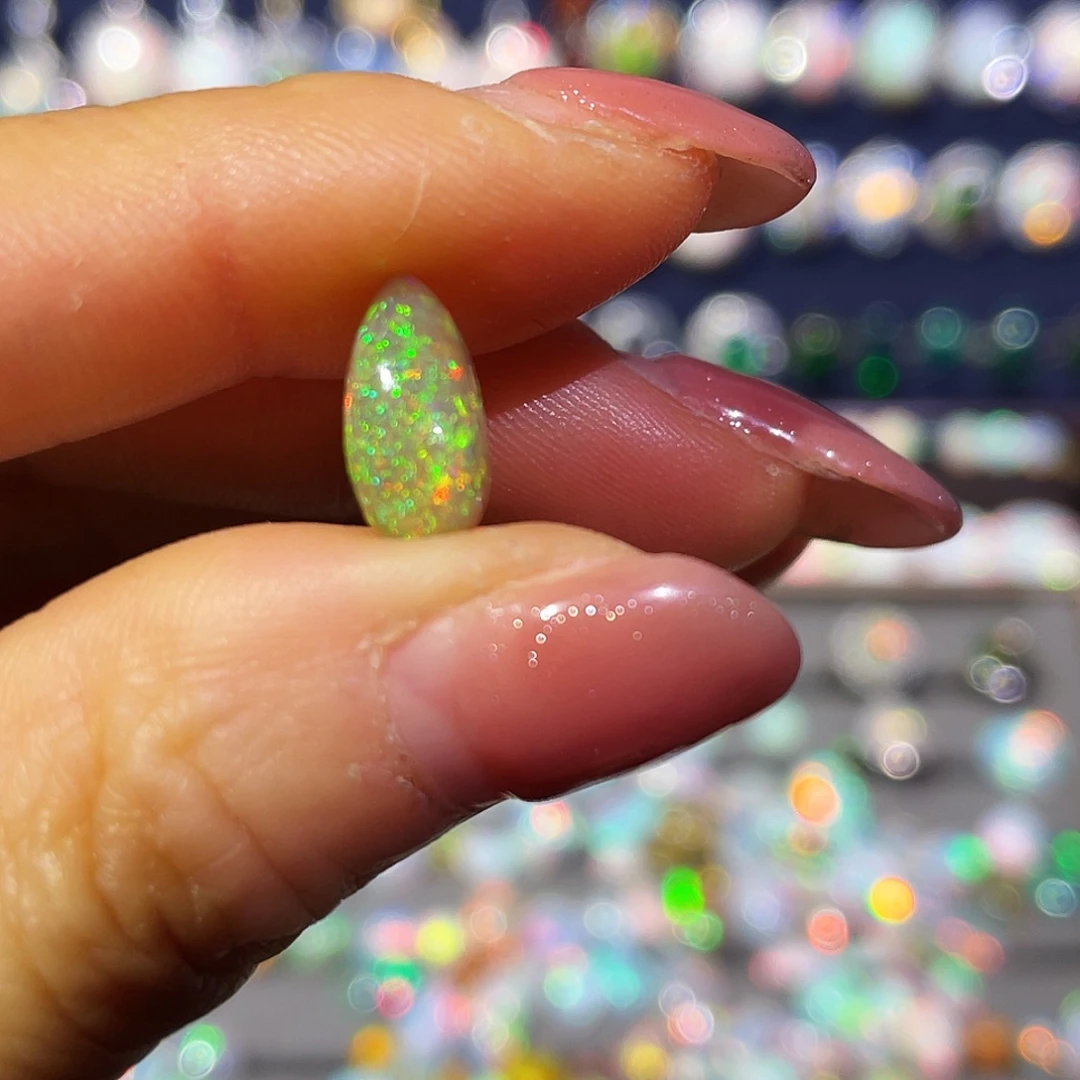 ****罐欧泊银S925镶嵌戒指