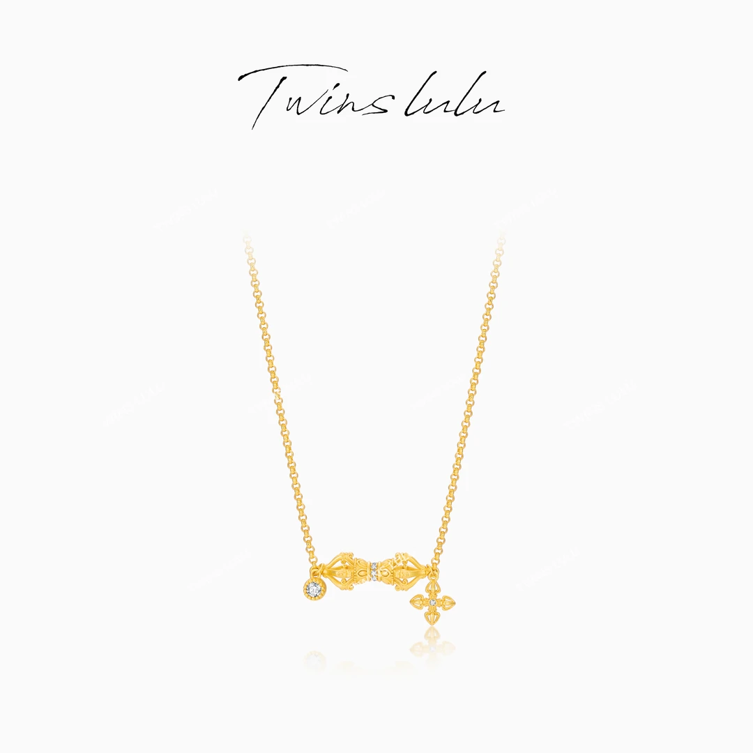 TWINS LULU 618 夏上新轻奢首饰新中式古法工艺金刚杵项链TSJ8960