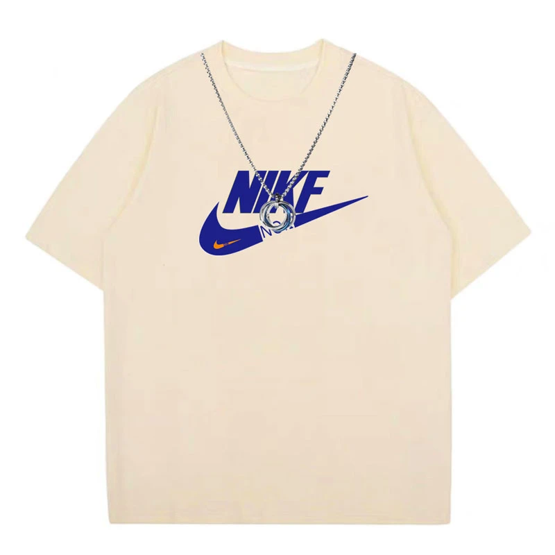 短袖男女同款潮流百搭夏季宽松圆领时尚帅气男士休闲圆领上衣