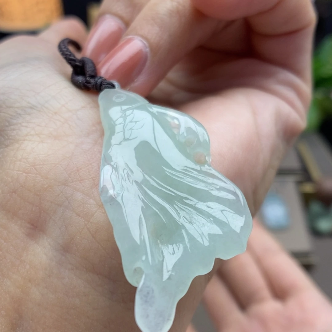 翡翠未镶嵌颈饰吊坠121