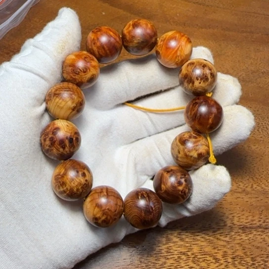 柏木（崖柏）小*全陈化老料把件串