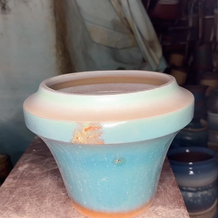紫砂花盆微瑕花盆处理来啦