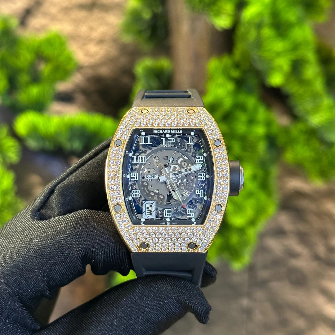 99新 理查德米尔 rm010rg满钻 单表