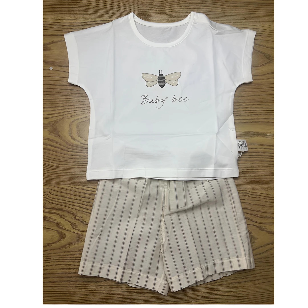 GQ夏季短袖肩纽套装