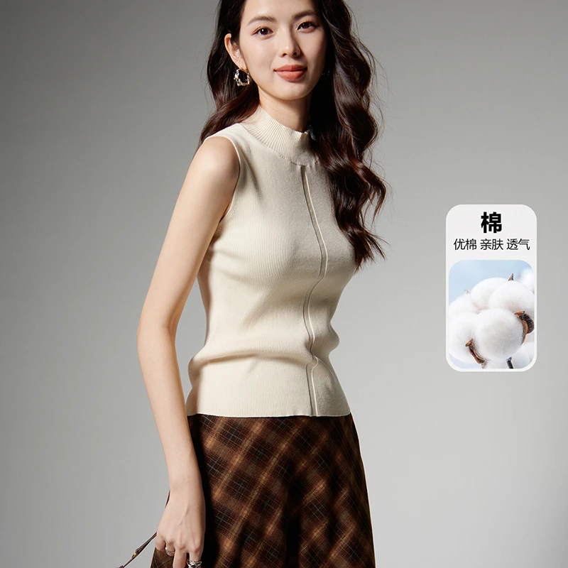 【新品】2025棉背心轻熟针织背心女25052571